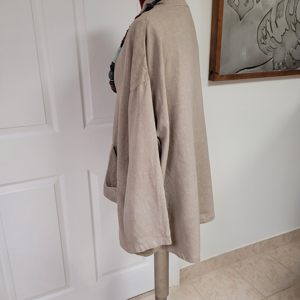 Boho Linen jacket - Picture 6 of 13